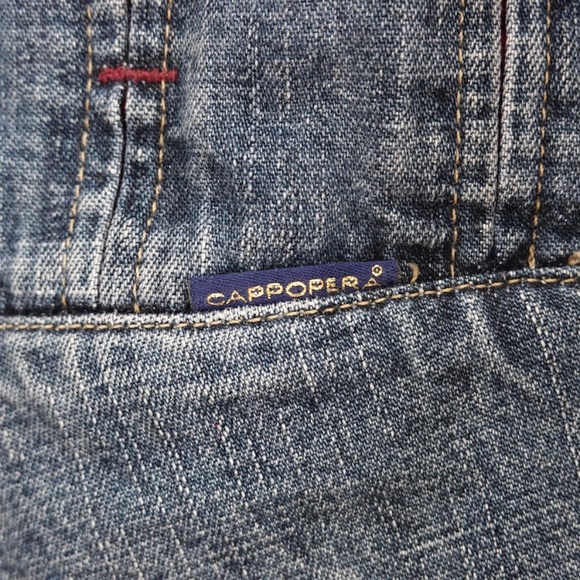 Jeans jacket size S Cappopera Italy designer’s 100% cotton denim - Picture 5 of 10